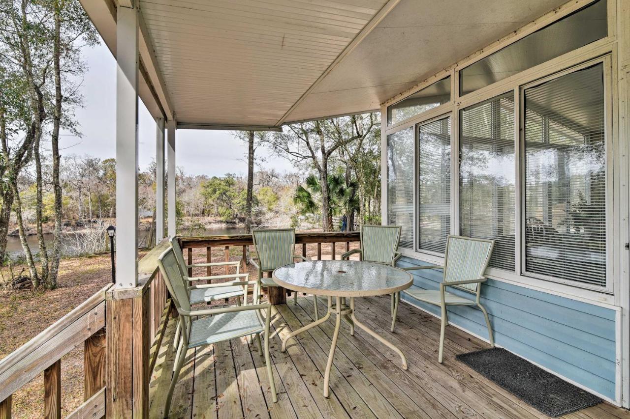 Fishing Paradise With Deck On Suwannee River Branford Dış mekan fotoğraf